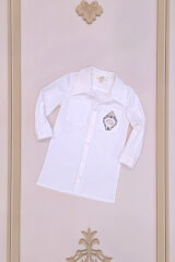 Luxury Classic Mini Дълга Риза - Ecru - Изображение 2