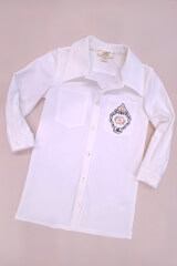 Luxury Classic Mini Дълга Риза - Ecru - Изображение 4