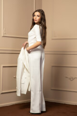 Luxury Classic Блейзър - Ecru - Изображение 9