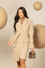 Cashmere Cloud Палто - Taupe - Изображение 11