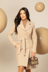 Cashmere Cloud Палто - Taupe - Изображение 4