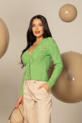 Wool & Wonder Жилетка От Вълна - Green - Изображение 5