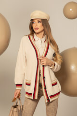 Touch of Elegance Жилетка От Плетиво - Seashell - Изображение 5