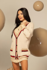Touch of Elegance Жилетка От Плетиво - Seashell - Изображение 2