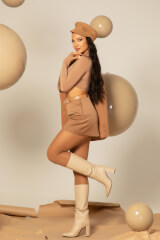 Scent of a Woman Пола-Панталон - Dark Mocha - Изображение 7