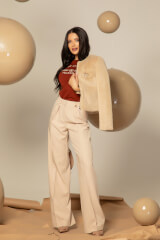 Sugar Touch Палтенце От Еко Косъм - Beige - Изображение 8