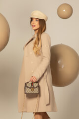 Cashmere Cloud Палто - Taupe - Изображение 9