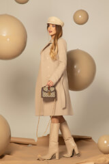 Cashmere Cloud Палто - Taupe - Изображение 12
