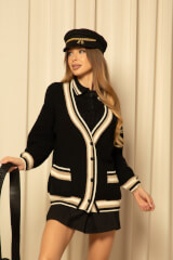 Touch of Elegance Жилетка От Плетиво - Black - Изображение 12