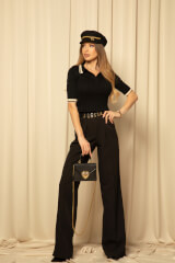 Touch of Elegance Блузка - Black - Изображение 6