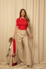 Touch of Elegance Блузка - Red - Изображение 8