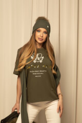 Winter Whisper Шапка От Плетиво - Military - Изображение 10