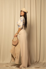 Tender Wild Блуза От Фино Плетиво С 3/4 Ръкав - Soft beige - Изображение 7