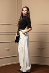 Comfy Style Блуза С 3/4 Ръкав - Black - Изображение 8