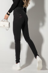 Alessa Royalty Slim Fit Дънки - Black - Изображение 2