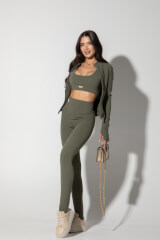 Vixen Motion Спортно Горнище - Military - Изображение 7