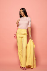 Business Beauty Παντελόνι  - Yellow - Εικόνα 6