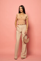 Everyday insignia Блузка От Памук - Mocha - Изображение 5