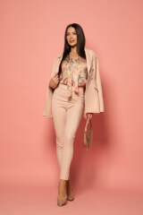 Business elegance Κολάν Με Ενσωματωμένη Ζώνη - Light Pink - Εικόνα 24