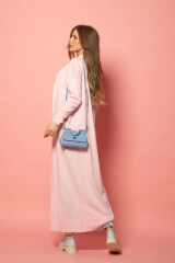 Pastel muse Μακριά Ζακέτα - Light Pink - Εικόνα 8