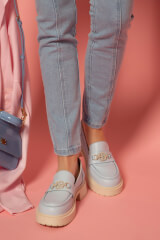 Luxury Step Loafers - Light Blue - Εικόνα 3