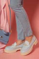 Luxury Step Loafers - Light Blue - Εικόνα 2