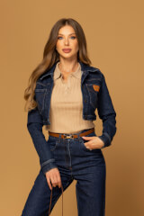 Denim Society Blugi drepți - Dark Blue - Imagine 10