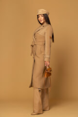 Signature Luxe Палто С Вълна - Mocha - Изображение 9