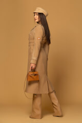 Signature Luxe Палто С Вълна - Mocha - Изображение 12