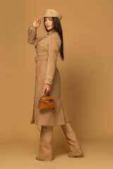 Signature Luxe Палто С Вълна - Mocha - Изображение 11