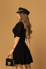 Signature Soft Crop Top din tricot - Black - Imagine 9