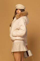 Winter Statement Зимно Яке - Soft Beige - Изображение 7