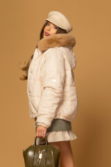Winter Statement Зимно Яке - Soft Beige - Изображение 2