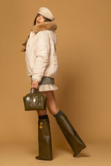 Winter Statement Зимно Яке - Soft Beige - Изображение 14
