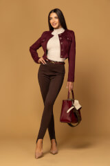 Cool Elegance Дълъг Клин - Dark Brown - Изображение 6