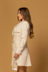 Luxury Elegance Тренч - Soft Beige - Изображение 2