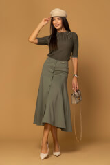 Forever Luxe Bluză - Military - Imagine 11