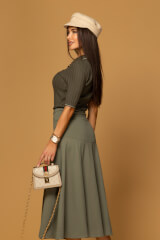 Forever Luxe Bluză - Military - Imagine 7
