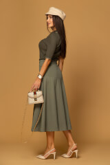 Forever Luxe Bluză - Military - Imagine 12