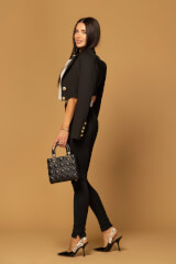 Modern Tempo Blazer scurt - Black - Imagine 3