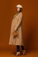 Signature Luxe Палто С Вълна - Mocha - Изображение 19