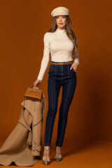 Code Denim Blugi - Dark Blue - Imagine 4