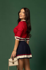 Modern Classic Fustă-pantalon - Blue/Red - Imagine 10
