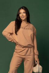 Alessa Pulse Bluză sport - Nude - Imagine 7