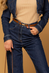 Icon Luxe Belt - Brown