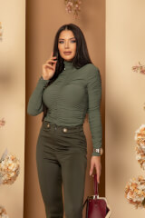 Autumn Breeze Дълъг Клин - Green - Изображение 6