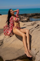 Spirit of the Summer Bikini Cu Talie Înaltă - Costum De Baie - Imagine 4