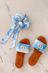 Trendsetter Icon Scrunchie-Φιόγκο - Blue - Εικόνα 6