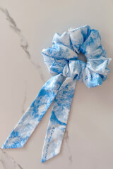 Trendsetter Icon Scrunchie-Φιόγκο - Blue - Εικόνα 2