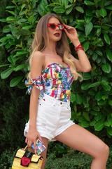Insta sensation топ с панделки - Изображение 7